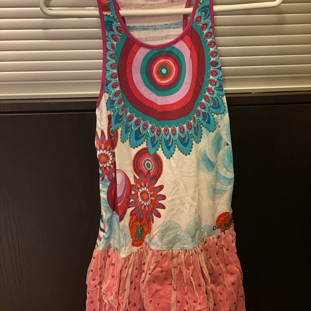 Desigual tank fun flowery dress